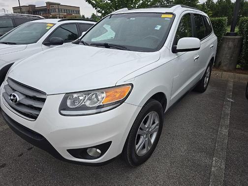 Glacier White 2012 Hyundai SANTA FE Limited