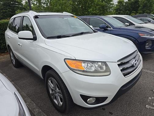 Glacier White 2012 Hyundai SANTA FE Limited