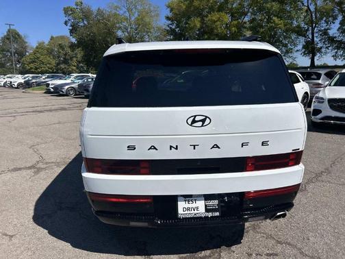 White 2027 Hyundai SANTA FE Calligraphy