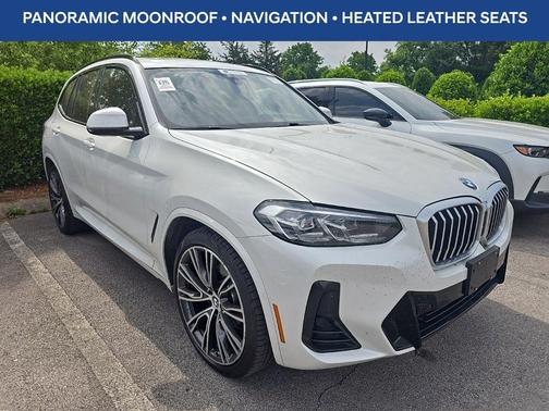 White Metallic 2022 BMW X3 sDrive30i