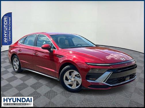 Red 2025 Hyundai SONATA SE