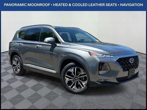 Machine Gray 2019 Hyundai SANTA FE 2.0T Ultimate
