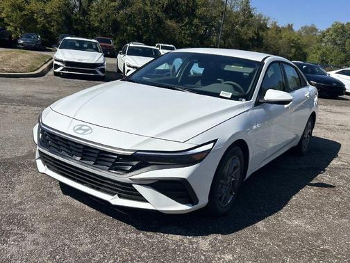 White 2026 Hyundai ELANTRA HEV Blue