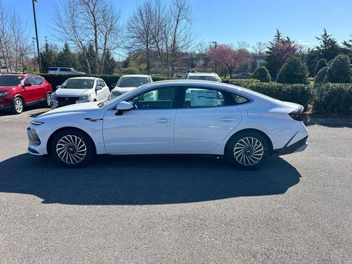 White 2026 Hyundai SONATA Hybrid SEL