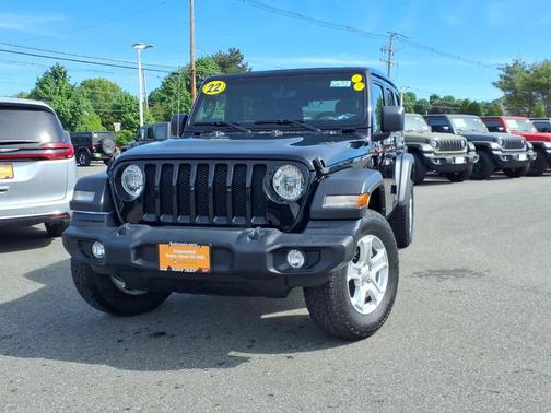 Black Clearcoat 2022 Jeep Wrangler Unlimited Sport