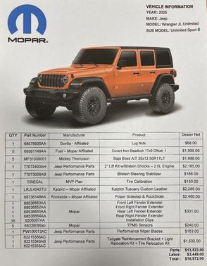 2025 Jeep Wrangler Sport