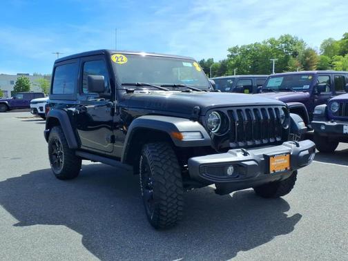 Black Clearcoat 2022 Jeep Wrangler Sport