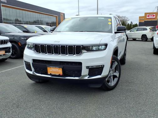 Bright White Clearcoat 2023 Jeep Grand Cherokee L Limited