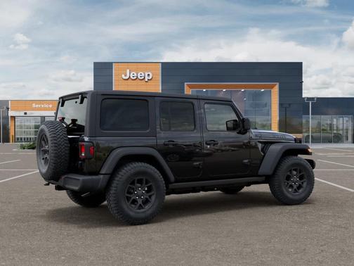 Black 2026 Jeep Wrangler Sport