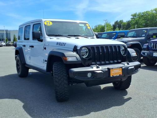 Bright White Clearcoat 2022 Jeep Wrangler Unlimited Sport
