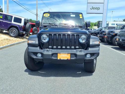 Black Clearcoat 2022 Jeep Wrangler Unlimited Sport