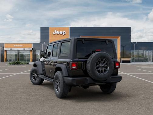 Black 2026 Jeep Wrangler Sport