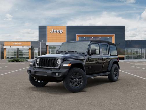 Black 2026 Jeep Wrangler Sport