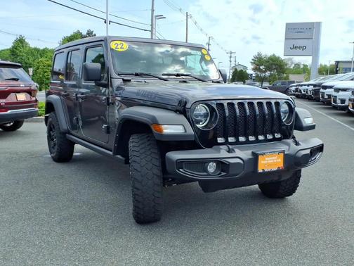 Granite Crystal Clearcoat Metallic 2022 Jeep Wrangler Unlimited Sport
