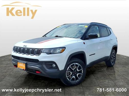 Bright White Clearcoat 2025 Jeep Compass Trailhawk