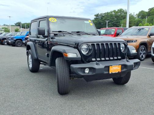 Black Clearcoat 2022 Jeep Wrangler Sport