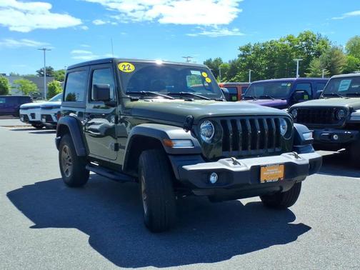 Sarge Green Clearcoat 2022 Jeep Wrangler Sport
