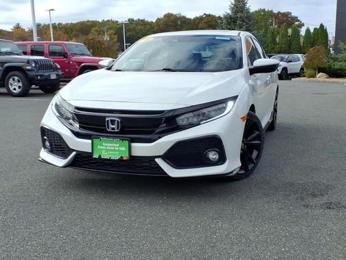 White Orchid Pearl 2018 Honda Civic Sport Touring