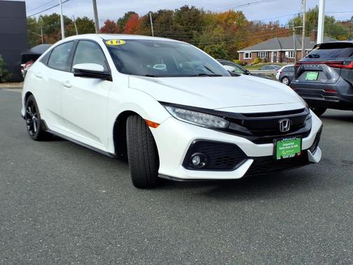 White Orchid Pearl 2018 Honda Civic Sport Touring