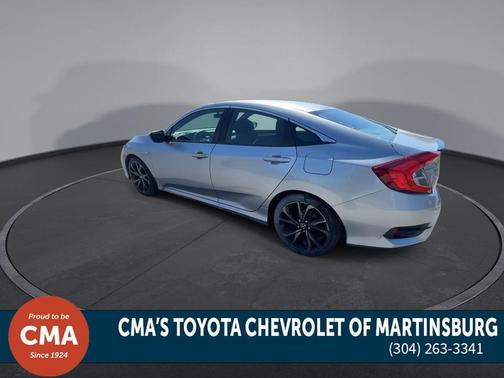 Lunar Silver Metallic 2020 Honda Civic Sport