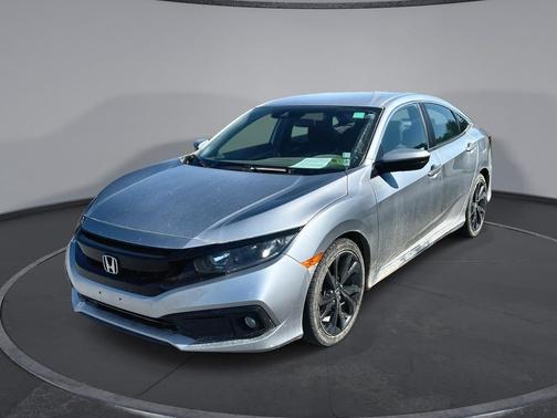 Lunar Silver Metallic 2020 Honda Civic Sport