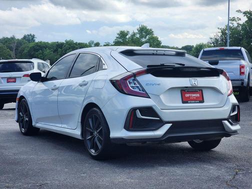 Platinum White Pearl 2021 Honda Civic EX