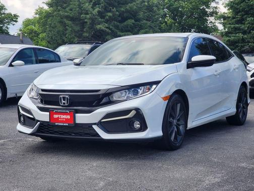 Platinum White Pearl 2021 Honda Civic EX