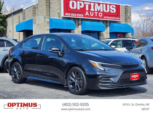 Black 2023 Toyota Corolla SE Sedan