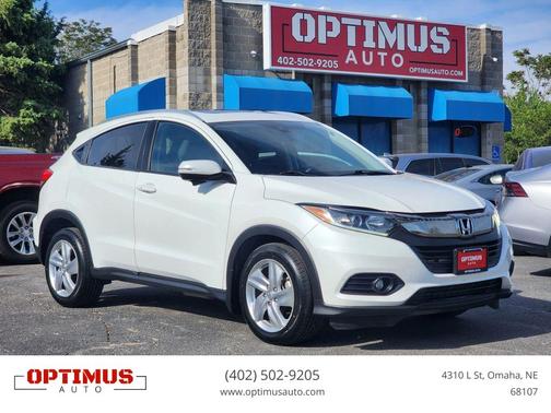 Platinum White Pearl 2019 Honda HR-V EX