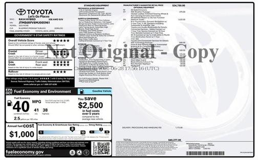 2021 Toyota RAV4 Hybrid SE