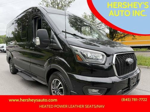 Black 2023 Ford Transit-350 XLT