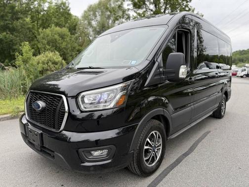 Black 2023 Ford Transit-350 XLT