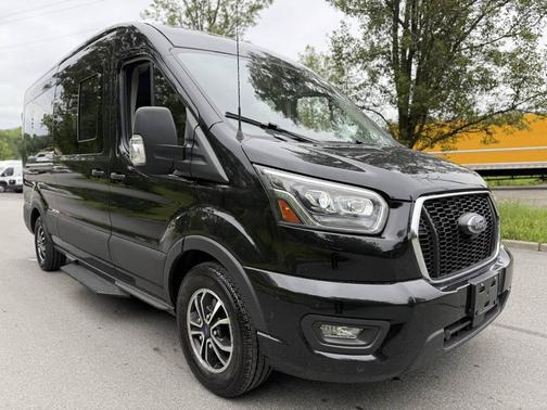 Black 2023 Ford Transit-350 XLT