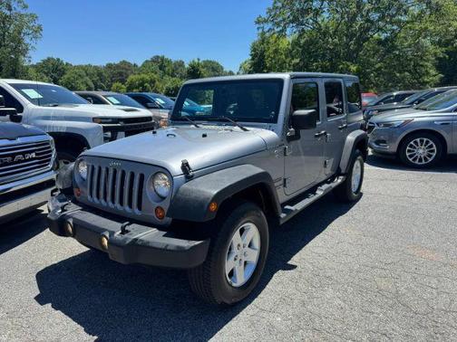 Gray 2013 Jeep Wrangler Unlimited Sport