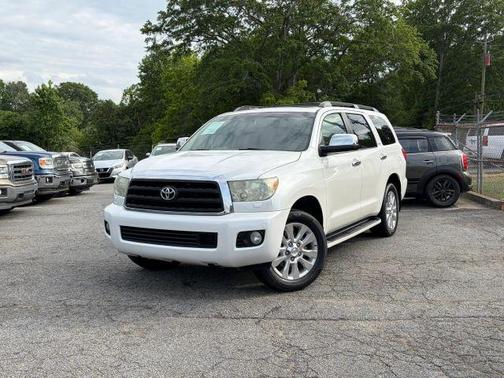 White 2010 Toyota Sequoia Platinum