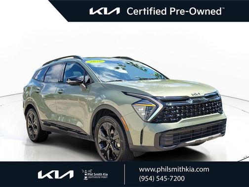 Jungle Green 2025 Kia Sportage X-Line