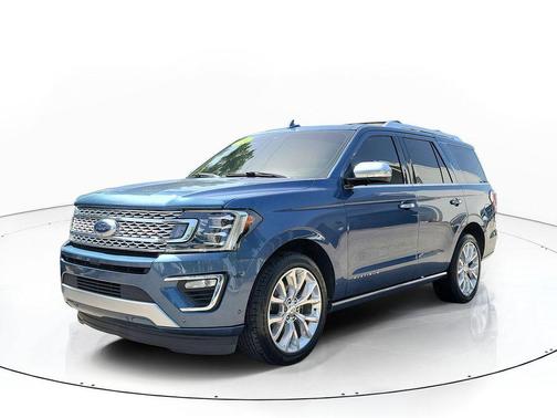 Blue Metallic 2018 Ford Expedition Platinum