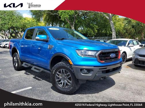Velocity Blue Metallic 2022 Ford Ranger LARIAT