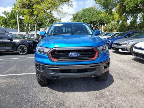 Velocity Blue Metallic 2022 Ford Ranger LARIAT