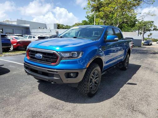 Velocity Blue Metallic 2022 Ford Ranger LARIAT