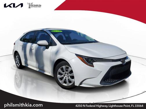 Super White 2020 Toyota Corolla LE