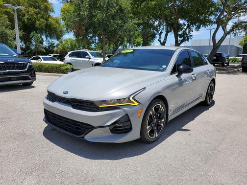 Wolf Gray 2021 Kia K5 GT-Line