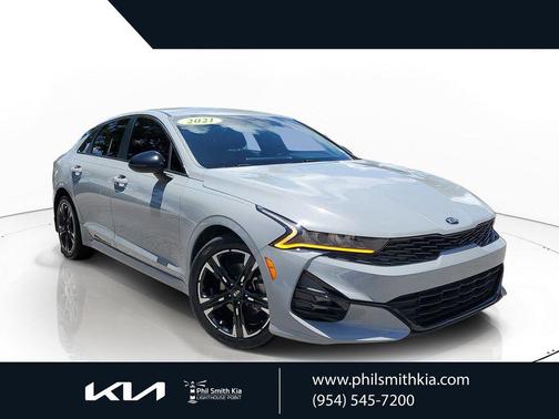 Wolf Gray 2021 Kia K5 GT-Line