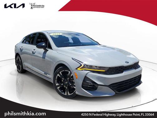 Wolf Gray 2021 Kia K5 GT-Line