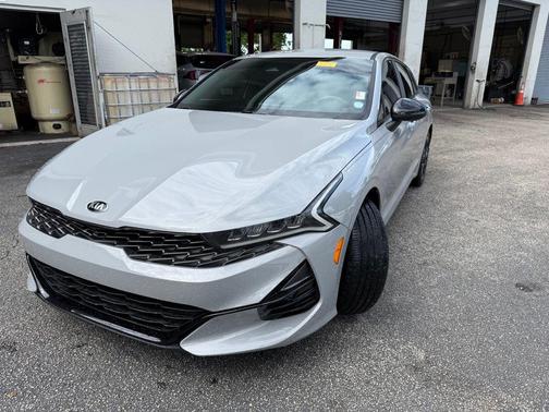 Wolf Gray 2021 Kia K5 GT-Line