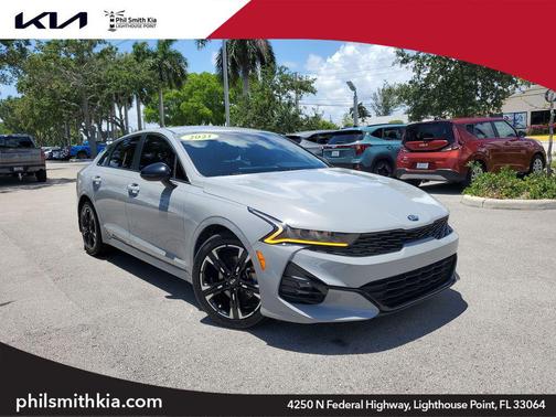 Wolf Gray 2021 Kia K5 GT-Line