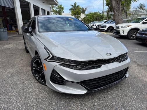 Wolf Gray 2021 Kia K5 GT-Line