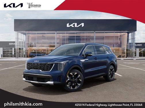 Midnight Lake Blue 2026 Kia Sorento SX