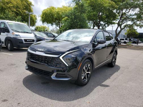 Ebony Black 2025 Kia Sportage EX