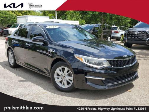 Ebony Black 2018 Kia Optima LX
